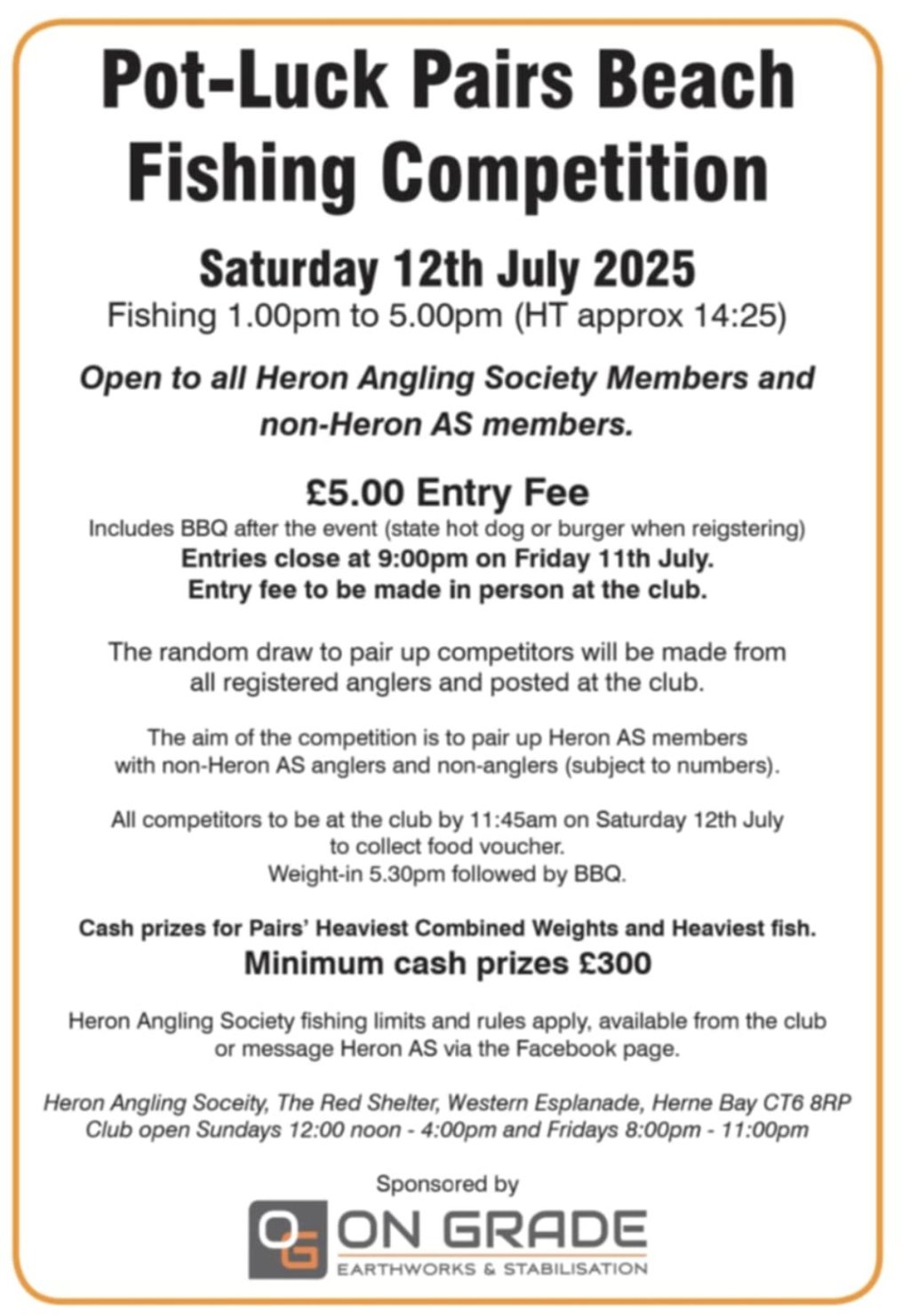 Pot luck pairs beach&nbsp;competition